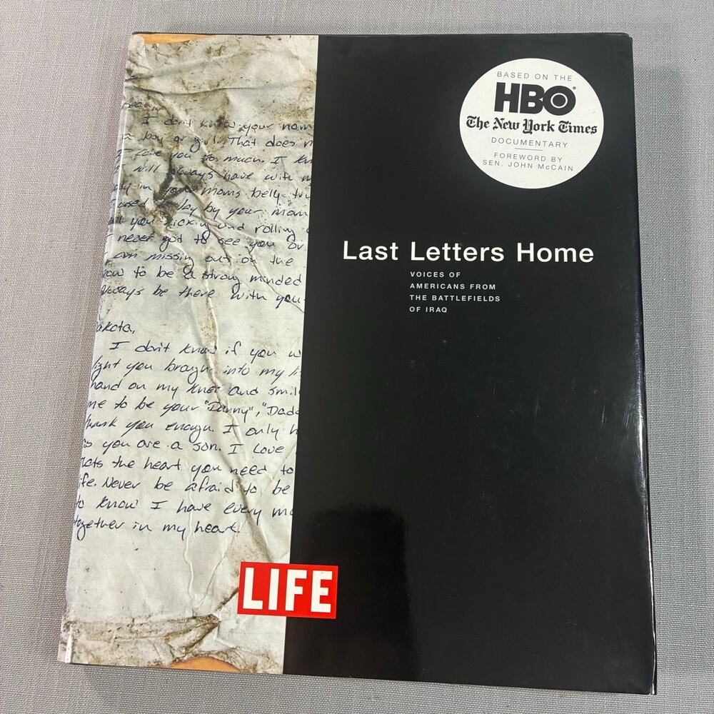 Last Letters Home LIFE Hardcover Iraq War HBO Documentary Book